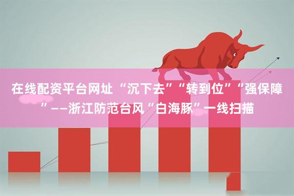 在线配资平台网址 “沉下去”“转到位”“强保障”——浙江防范台风“白海豚”一线扫描